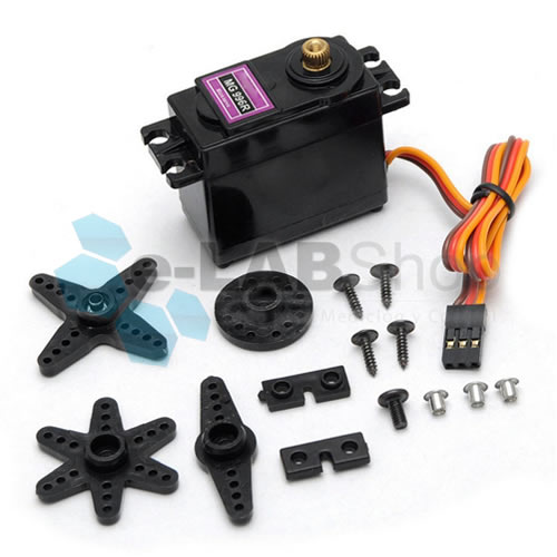 Servo Digital Mg996r 360 Torque 12kg Engranajes Metalicos