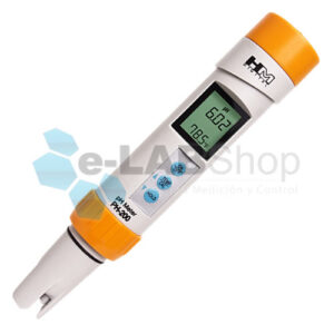 Medidor PH Tipo Lapiz HM PH-200 Con Autocalibración, Hold, ATC Y Termometro – 0.00 ~ 14.00pH De Alta Resolución