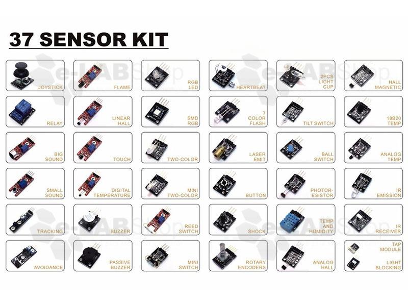 Kit 37 Sensor Modulo Para Ard. – e-LABShop