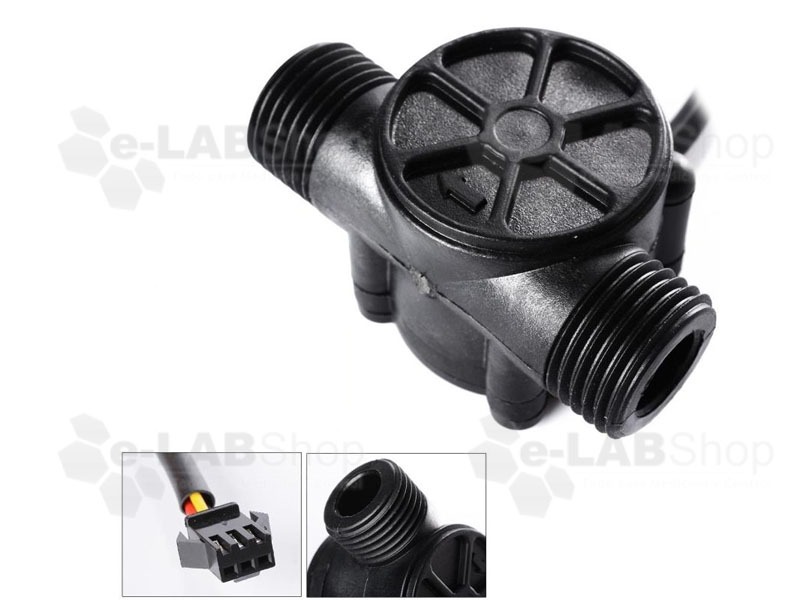 Sensor Medidor Caudal Caudalimetro Yf-s201 1/2" - Imagen 2