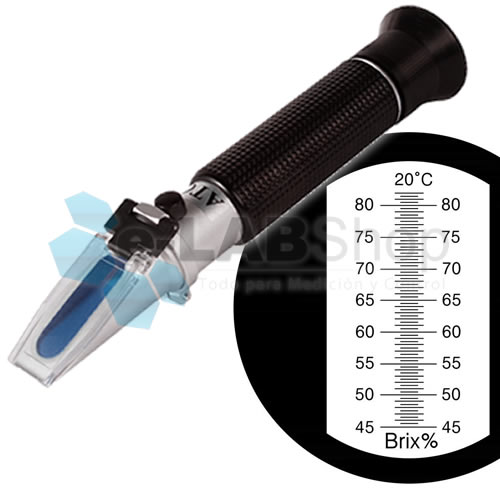 Combo Kit Medidor de pH Autocalibracion + Refractometro Dulces y Mermeladas 45 - 82 Brix Metalico - Imagen 3