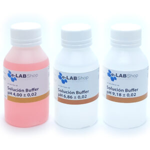 Kit Buffers 4.00, 6.86 y 9.18 x 100ml