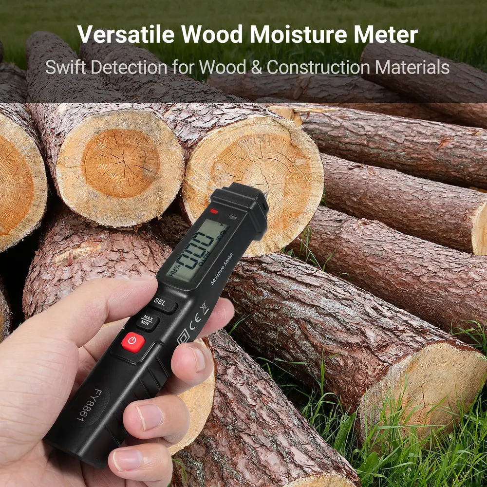 Medidor Humedad Madera Portátil 2 Modos Mastfuyi Fy8861 - Imagen 4