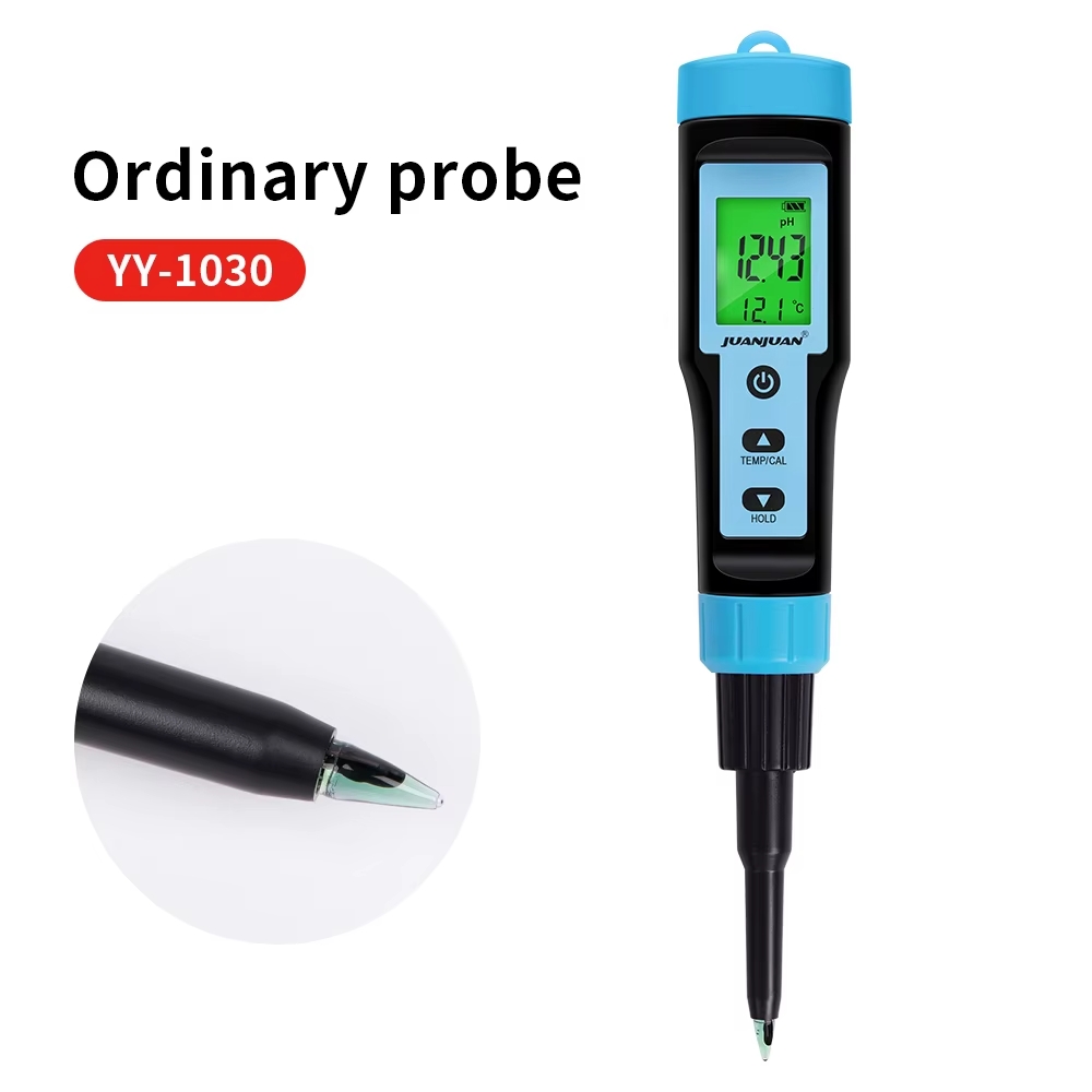 Medidor PH Conico, Tierra, alimentos, carne, quesos, liquidos Con Autocalibración, Hold, ATC Y Termometro - Imagen 5